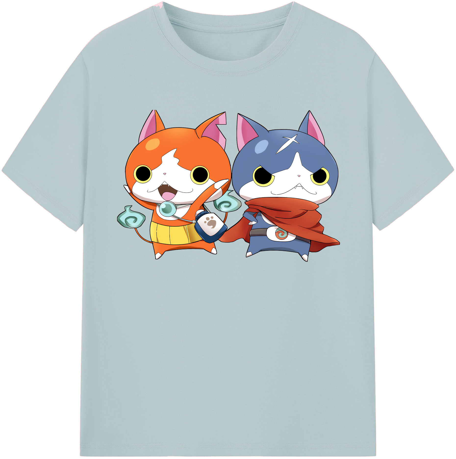 （画像用） 妖怪ウォッチ Yo-kai Watch 綿100％半袖Tシャツ（フロントプリント）